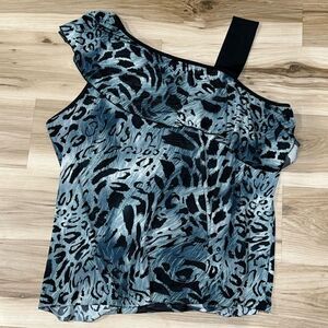 Lane Bryant Blue Black Tank Top Women’s 22/24W